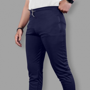 Men Regular Track Pants with Zippered Pockets